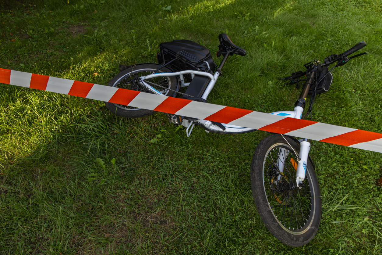 Electric bike accident